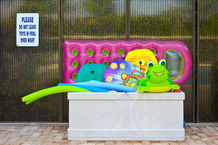 Creative Pool Float Storage Ideas - iFloats Water Floats